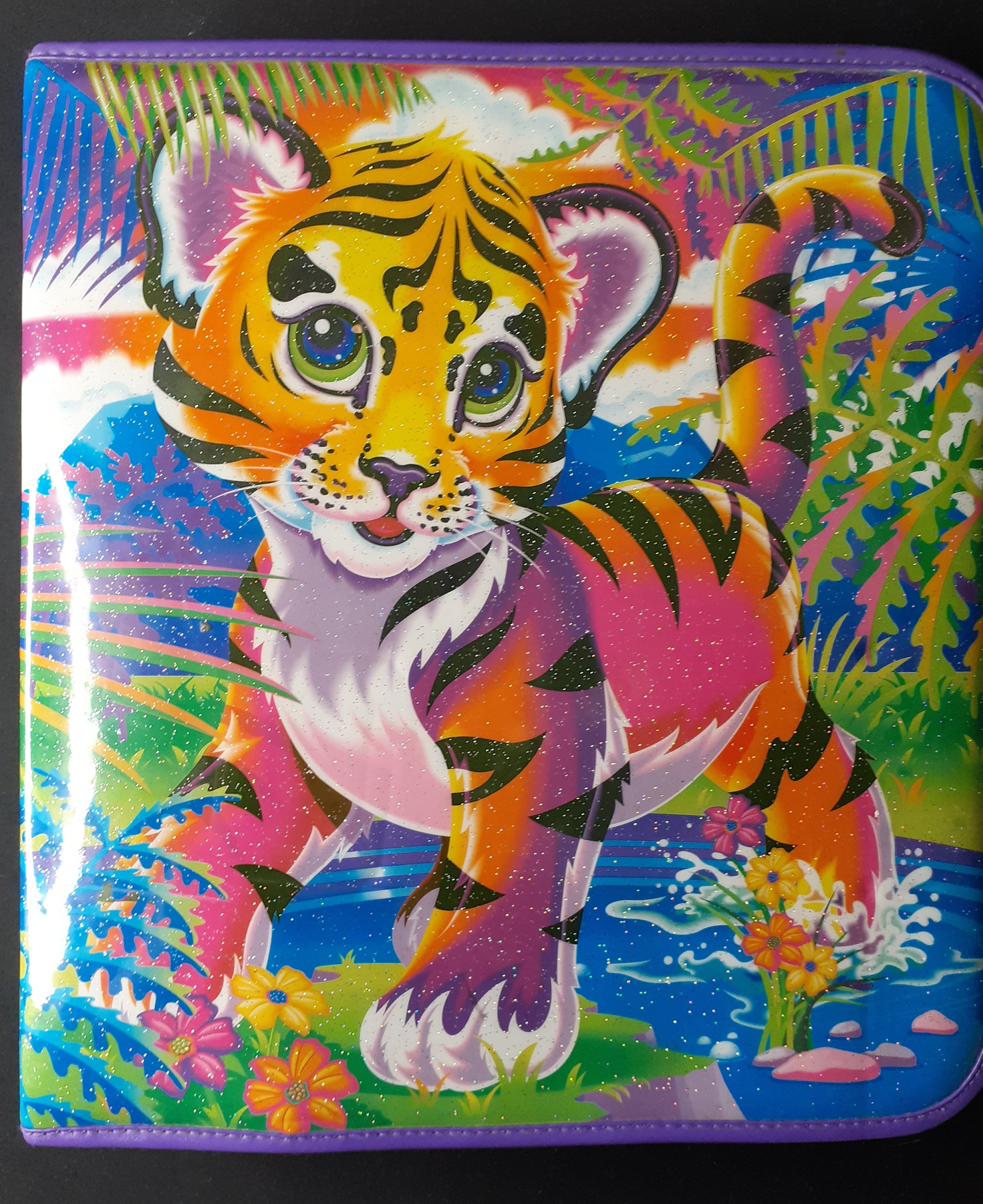 Lisa Frank Vintage Portfolio Tiger resende.rj.gov.br