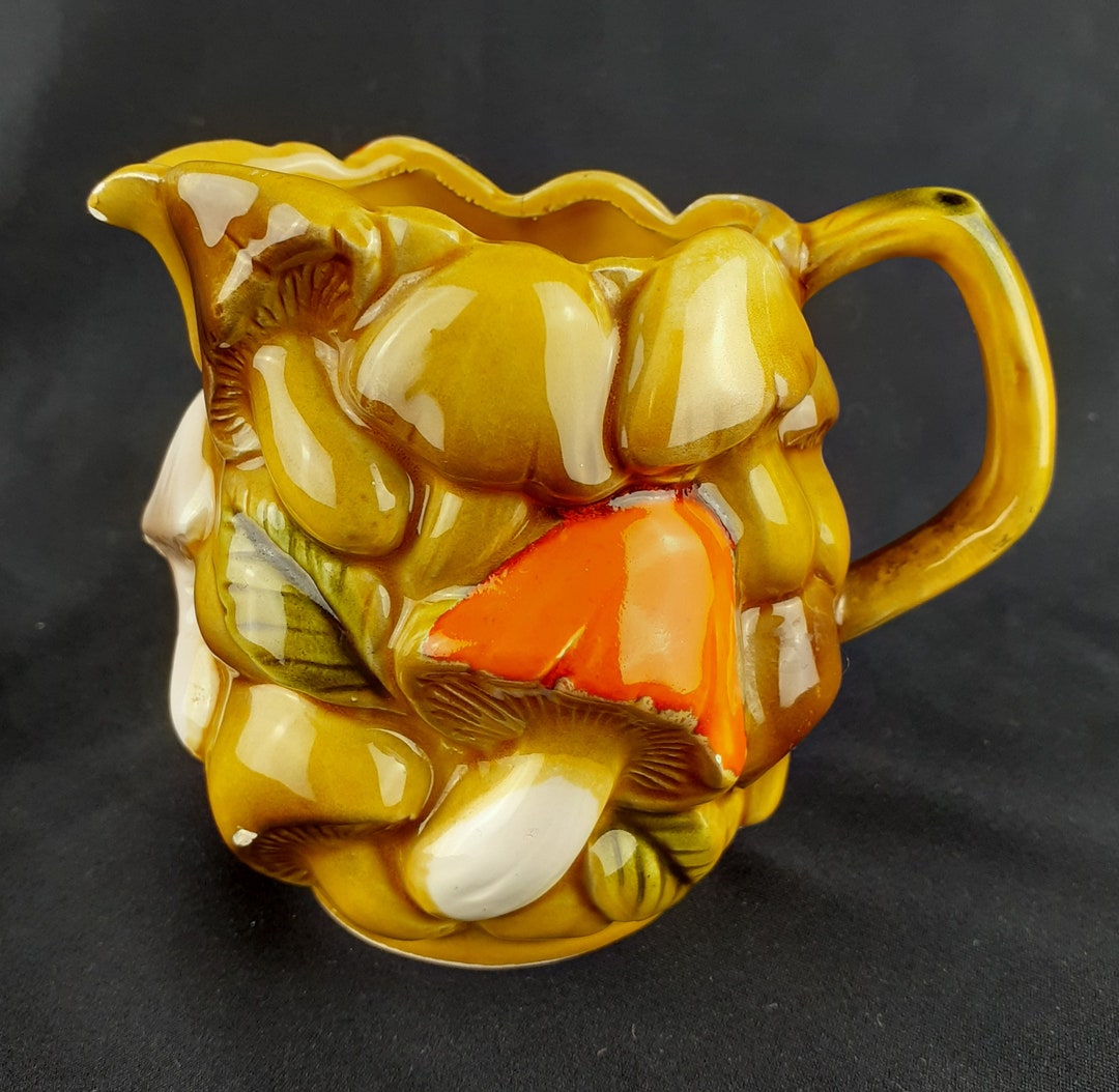 Vintage Ceramic RELPO Mushroom 4 Inch Creamerm C2122 Etsy