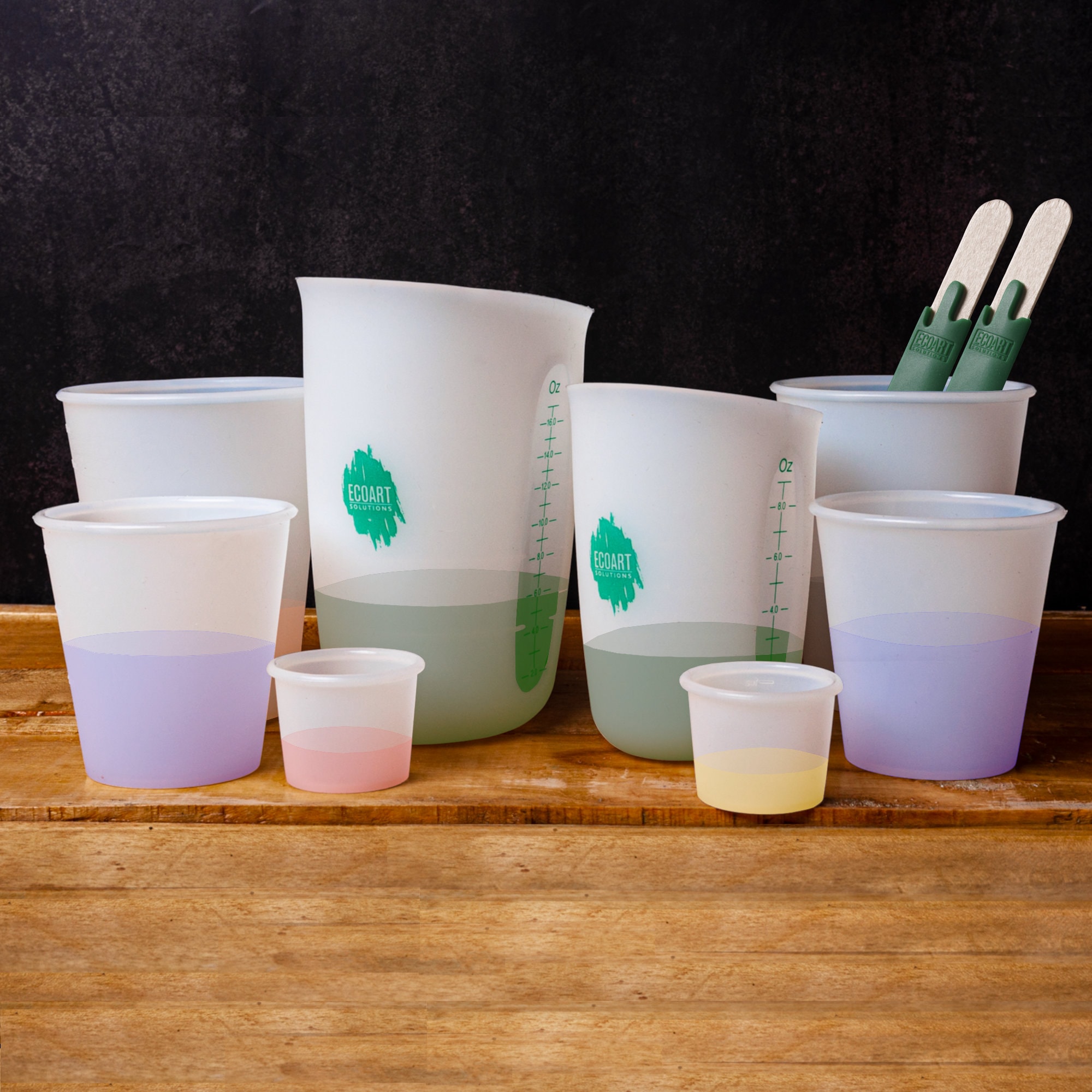 Resin Measuring Cups 500ml & 250ml Pouring Cups 1 oz 6 Etsy