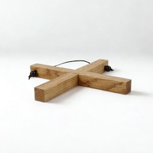 Sottopentola in legno di quercia – Magnetico e da appendere – Fatto a mano – Sottopentola da cucina in legno – Design minimalista per la cucina