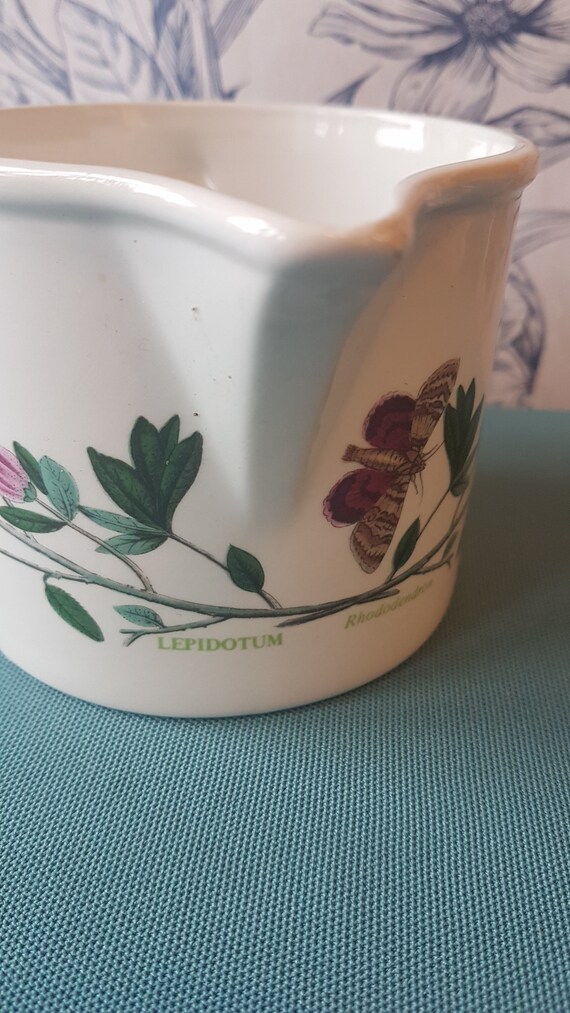 Vintage Portmeirion Botanischer Garten halbes Pint Krug-Rhododendron  Lepidotum-Ofen, um Keramik 1972 Design zu verzieren - 10cm hoch - Etsy  sterreich
