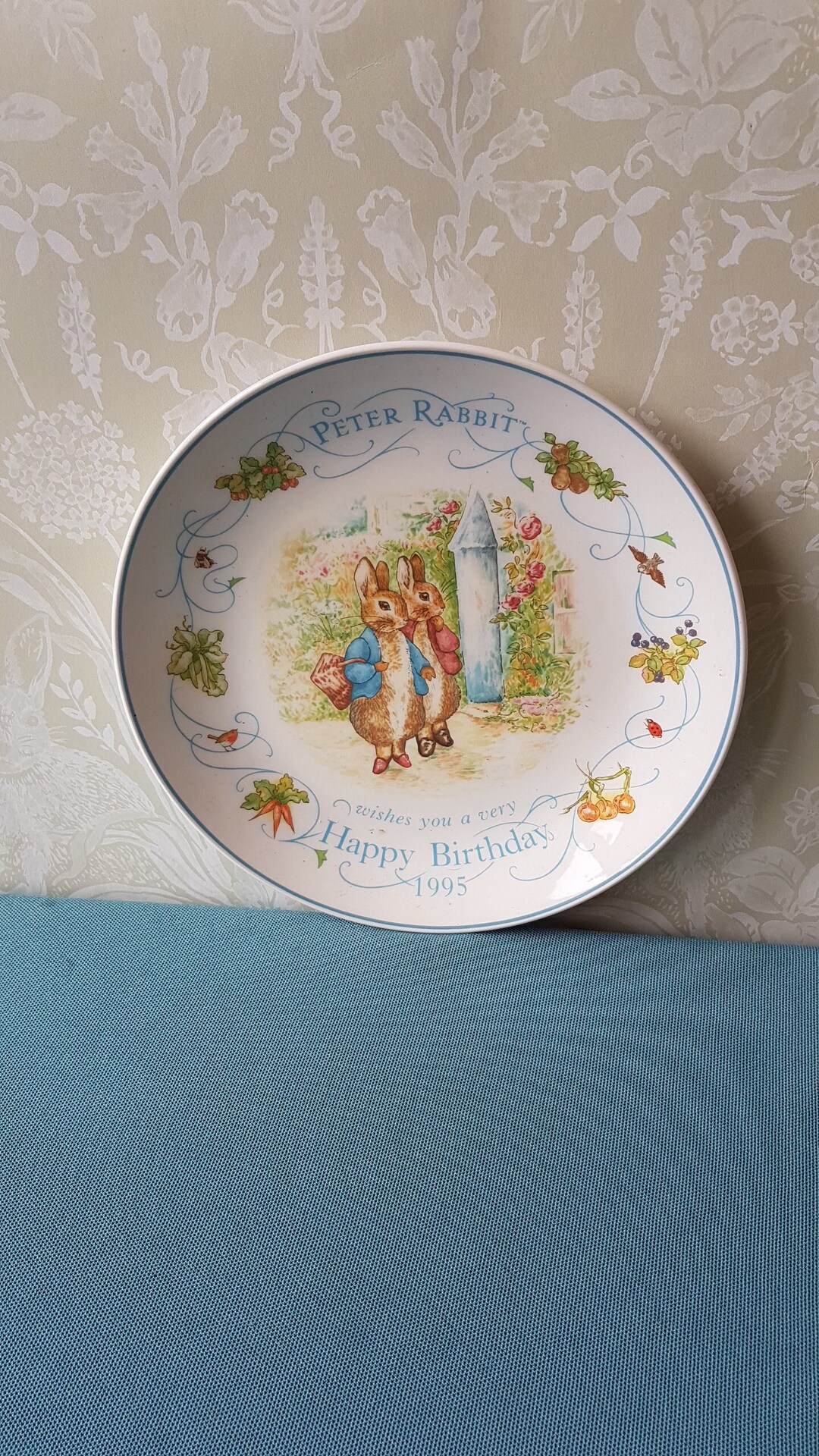 Vintage Wedgwood Peter Rabbit Plate Made in England Etsy