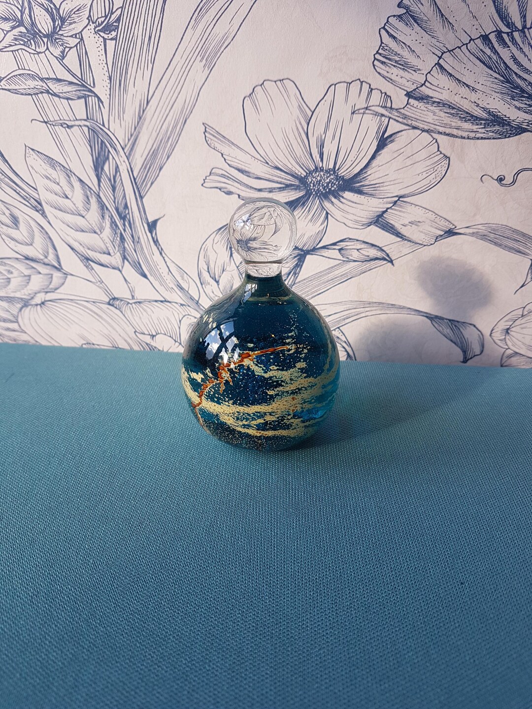Hand Paperweight Vintage Mdina Glass Paperweight- Hand Made Paperweight-approx Size 9cms ...