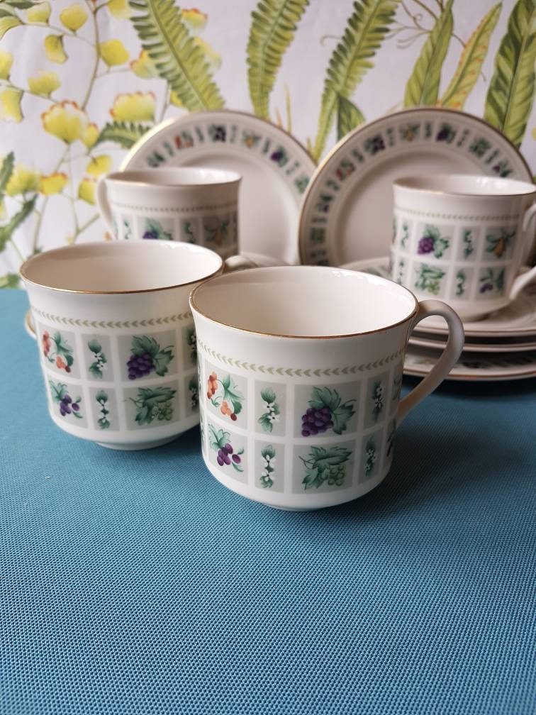 Vintage Royal Doulton 12 Piece Tea Set Tapestry Designtea Etsy UK