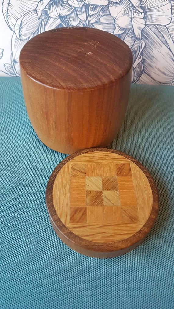 Beautiful Turned Wooden Box-Trinkets orJewellery … - image 7