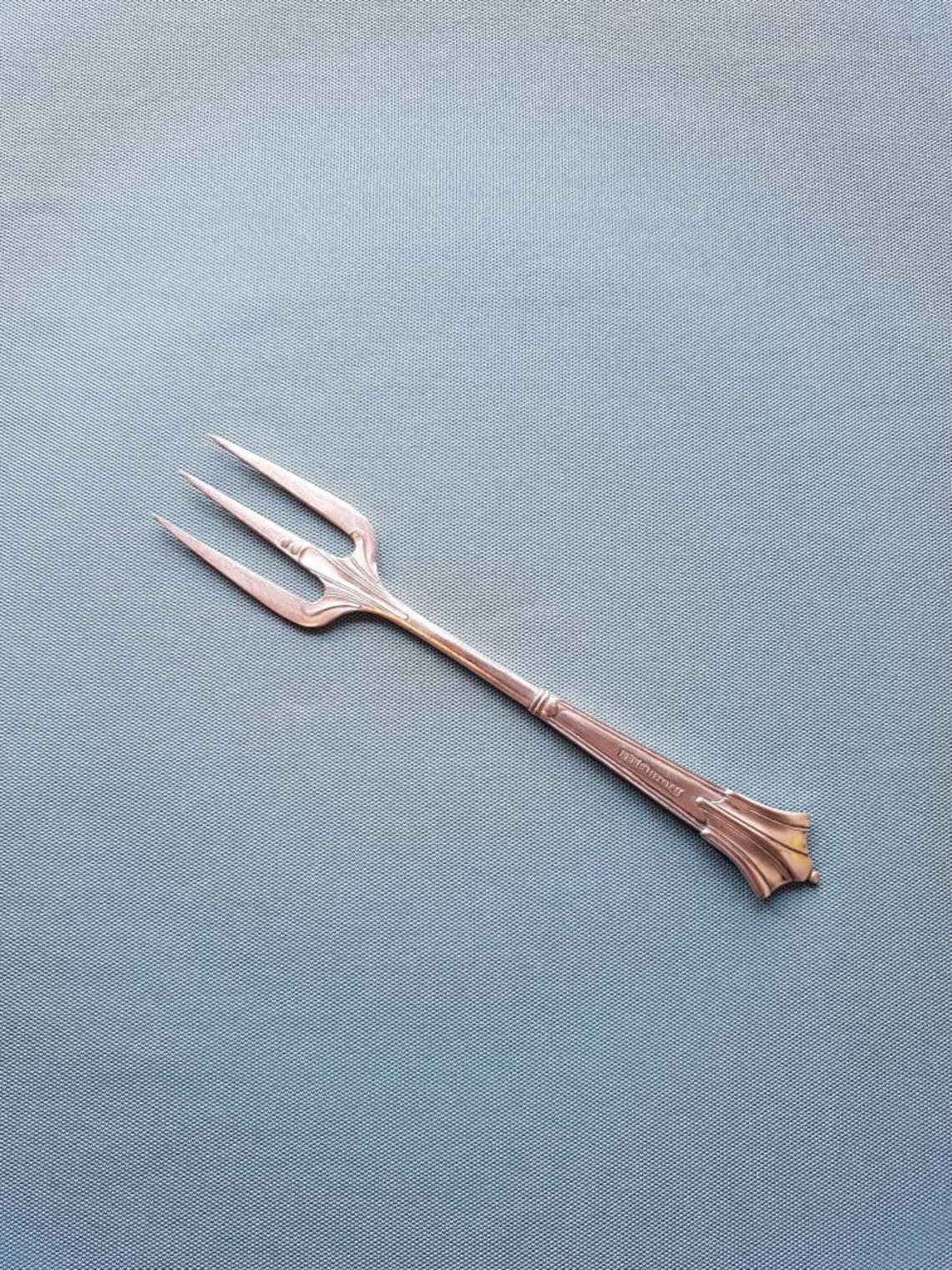 Vintage Silver Plated Bread/serving Fork 21cms Long Albany Etsy