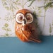 Vintage Babbacombe Pottery-Philip Laureston -Owl scissor/string holder-Wall hanging- Hand decorated-Made in Torquay England-Approx. 15x10cms