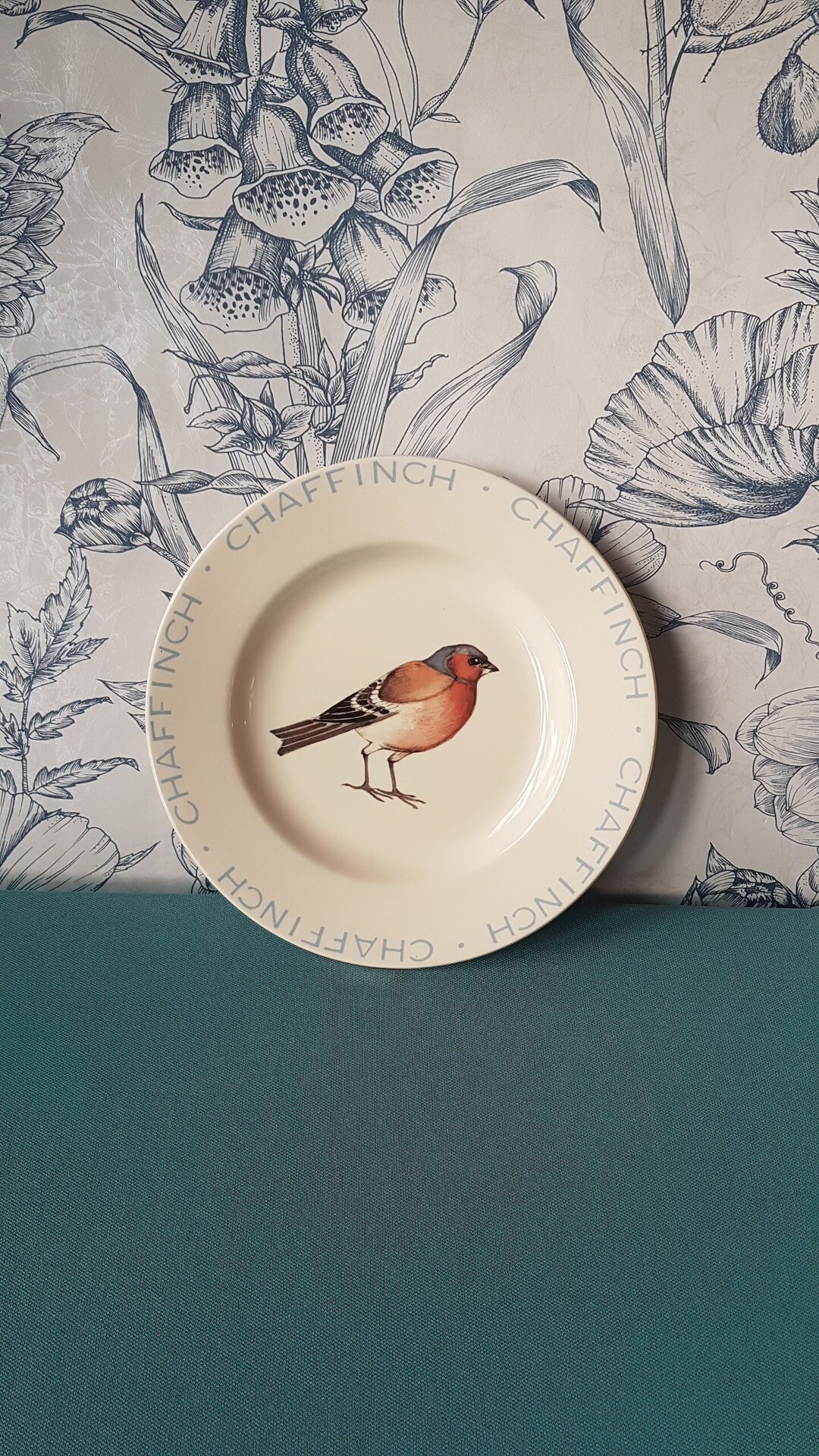 Emma Bridgewater Platechaffinch From Garden Birds Etsy