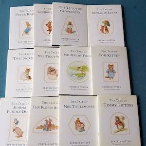 Livres Le monde de Peter Rabbit - de Beatrix Potter - Tous répertoriés individuellement - édition F Warne 2002 - Relié avec couverture anti-poussière.