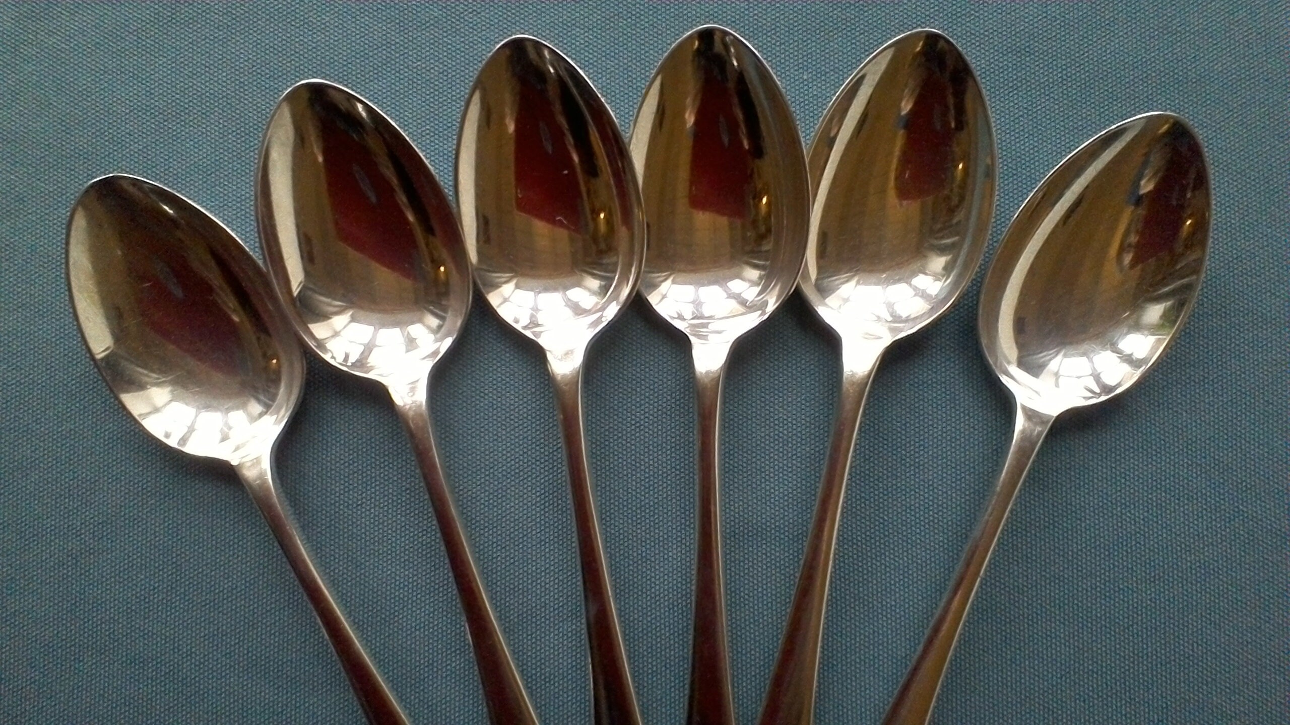 Vintage Dessert spoons boxed set of silver plated dessert Etsy