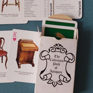 Carte da gioco d'epoca - "Il mazzo di antiquariato del collezionista" - Waddingtons Playing Card Co.
