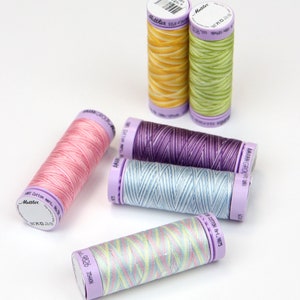 Filo di cotone con finitura seta - MULTI COLORS - Filo da cucito universale in cotone mercerizzato - di Mettler