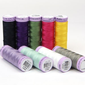 Filo di cotone Silk Finish - VARI COLORI - Filo da cucito universale in cotone mercerizzato - di Mettler