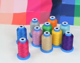 SERAFLOCK extra soft overlock thread - Bulk thread for very elastic and soft seams - 1000m spools