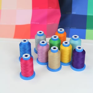 Seraflock Overlock Thread: Soft Elastic Seams, 1000m Spool
