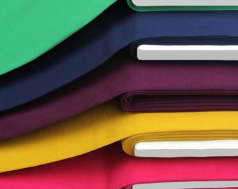Cotton Spandex Jersey Knit Fabric: Lightweight Drape, Various Colors (Half Meter)
