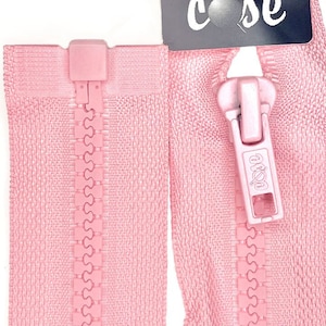 30cm Separating cube zipper - Various colors - for jackets, coats etc.