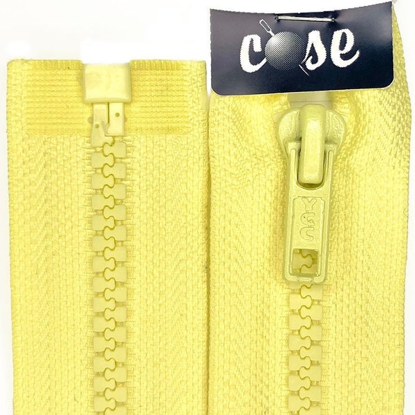 60cm Separating cube zipper - Various colors - for jackets, coats etc.