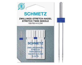 Schmetz Twin Needle 130/705: Knit Fabrics Sewing Machine Needle