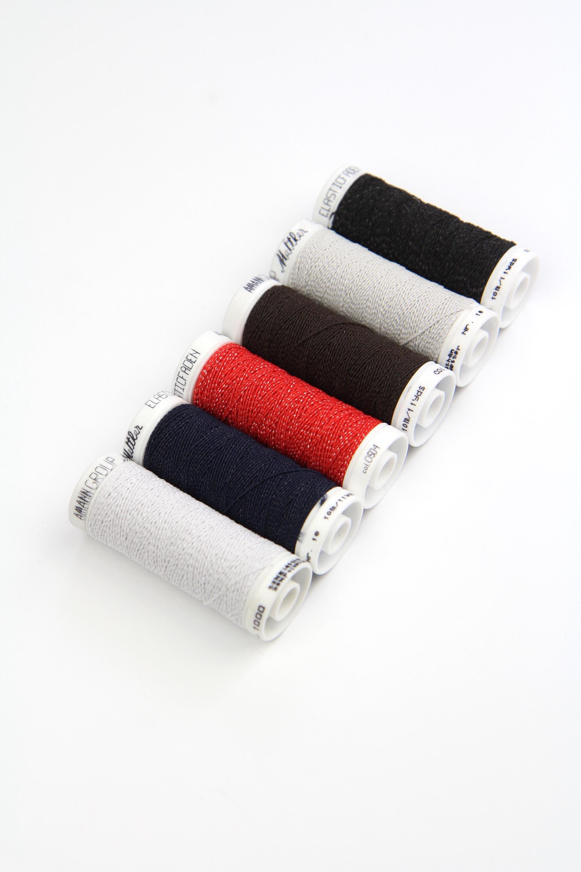 Elastic thread for smocking | VARIOUS COLORS | Highly elastic thread for various purposes by Mettler | Sold by spool