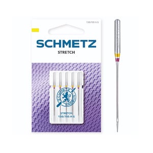 Aiguilles pour machine à coudre extensibles Schmetz : tissus tricotés, tailles 70-90