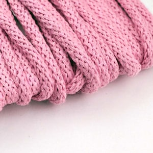 Cotton cord 5mm diameter | Various colors | Sold by meter