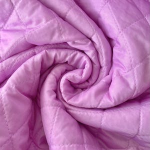 Padded Quilted lining | Various colors | Thread quilting, Silicon Wadding | Sold by half meter