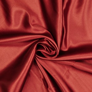 Polyester satin | Bordeaux | For dresses, skirts, slips, tops and as lining | Sold by half meter