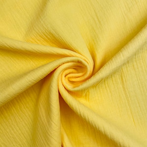 Double gauze | Muslin fabric | 100% cotton fabric | Sold by half meter