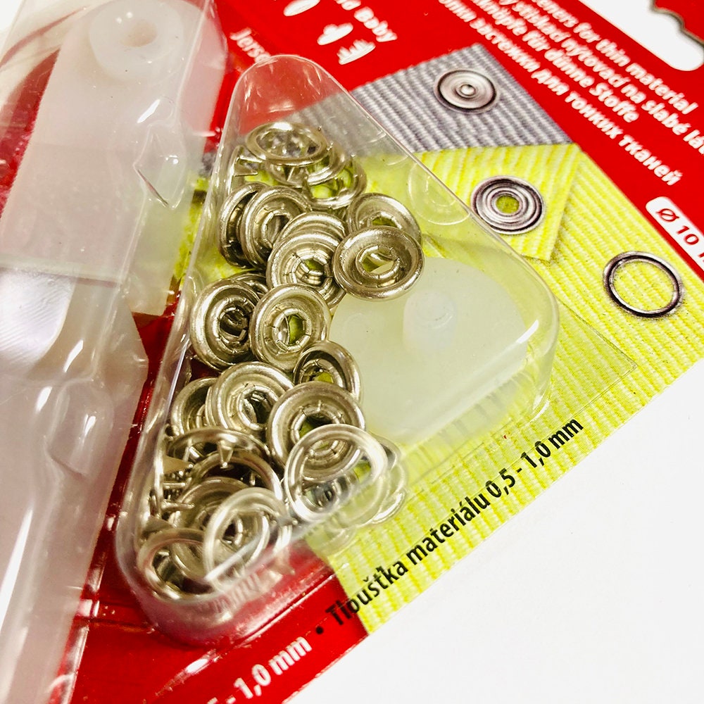 Prym Bottoni Automatici in Plastica per Cucito, 9,3 cm Lunghezza