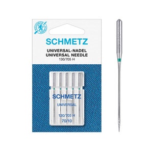 Aiguilles universelles SCHMETZ 130/705 - La plus haute qualité pour machine à coudre ordinaire