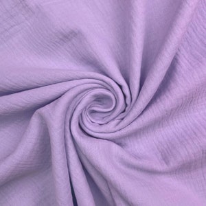 Double gauze | Muslin fabric | 100% cotton fabric | Sold by half meter