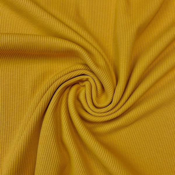 Rib knit fabric | Soft knit fabric for bodycon dresses, tops and kids clothing | Sold by half meter