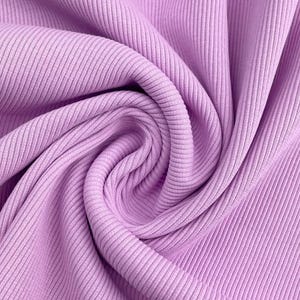 Rib Knit Fabric: Stretchy Cotton Spandex Blend - 120cm Tubular Width