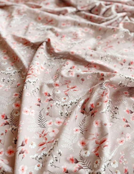 Autumn Floral French Terry Knit Fabric: Limited Edition Sweatshirt