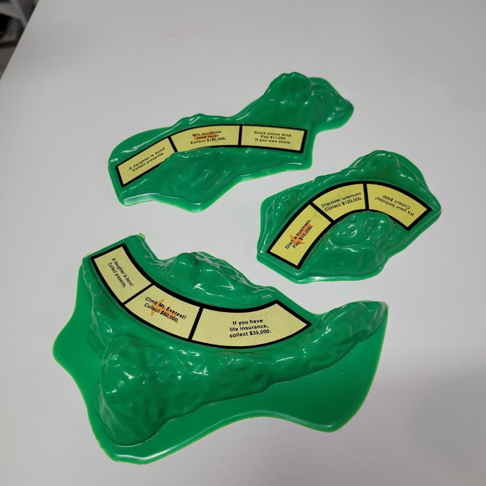 レア皿PFL - Playaz 4 Life: Major Game Vintage Milton Bradley Game of Life Green Mountain Replacement