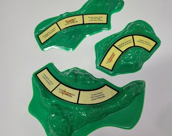 レア皿PFL - Playaz 4 Life: Major Game Vintage Milton Bradley Game of Life Green Mountain Replacement