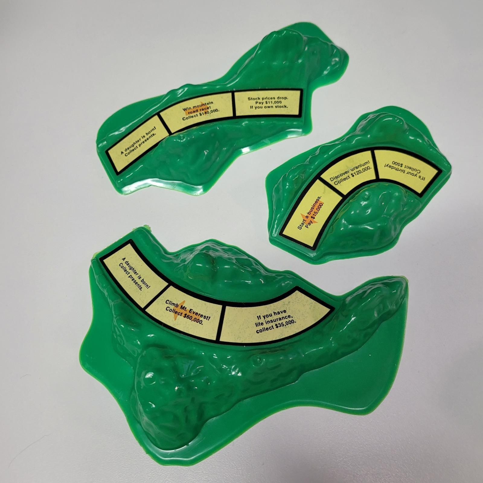 レア皿PFL - Playaz 4 Life: Major Game Vintage Milton Bradley Game of Life Green Mountain Replacement