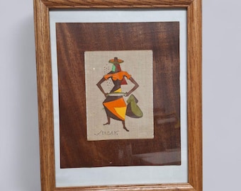 Virgilio Nabais Art Deco Mid-century Modern Design Artwork on