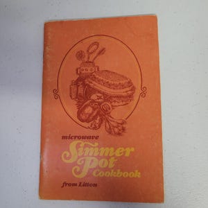 Mikrowelle Simmer Pot Kochbuch von Litton 1977 Vintage Rezepte Softcover