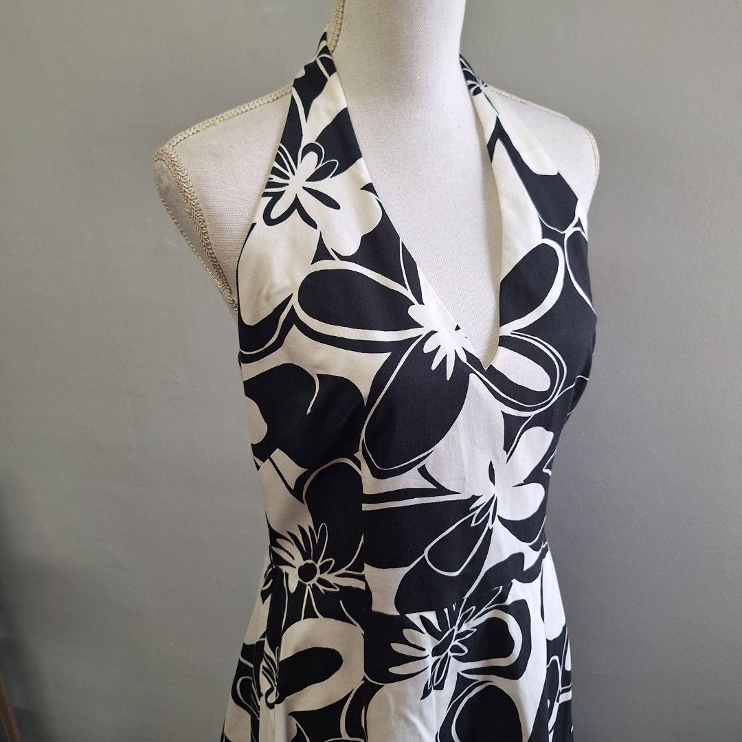 dark blue halter dress Navy Ruched Halter Midi Dress & Reviews - Navy - Dresses main image 1