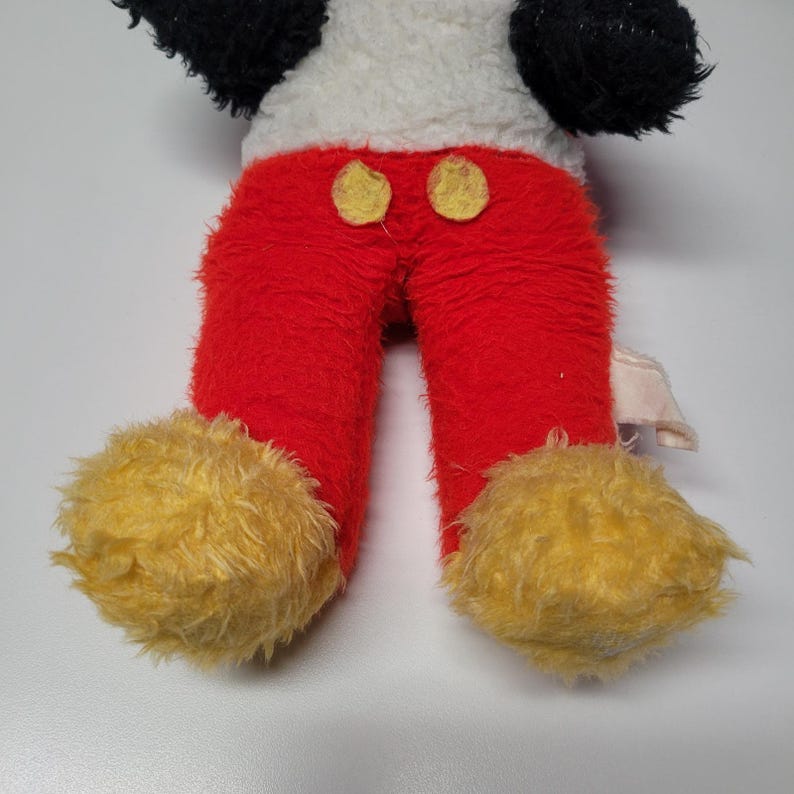 Vintage Mickey Mouse Plush Toy Classic Character Stuffed Animal Collectible 15in image 4