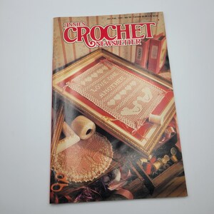 Annie's Crochet Newsletter No 49 January February 1991 Rose Filet Afghan