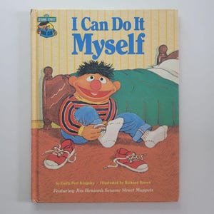 Vintage Sesame Street Book: I Can Do It Myself, 1980s Muppets