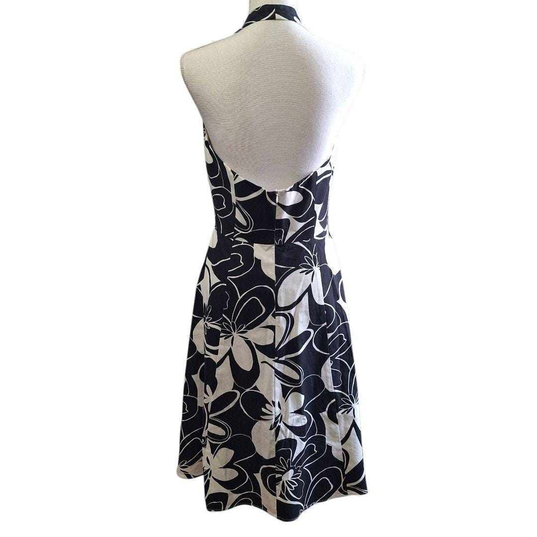 brown mini dress halter fine line halter mini dress, Medium main image 1