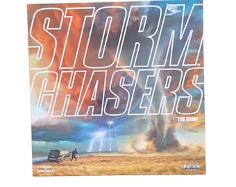Buffalo Storm Chasers Tornado Twister Board Game Sealed Weather Family Dice