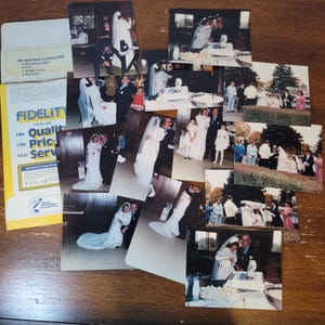 Vintage 1970s Family Photos Wedding Sault Soo Locks Michigan Kodak Prints 11pc