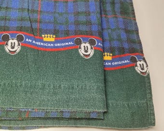 vintage Mickey Mouse flanelle
