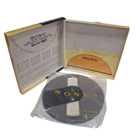 Sony SLH-180 Professional Recording Tape Vintage Low Noise High