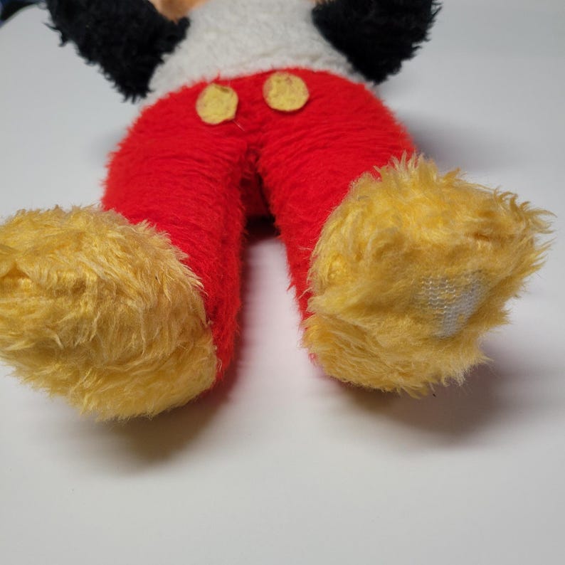 Vintage Mickey Mouse Plush Toy Classic Character Stuffed Animal Collectible 15in image 5